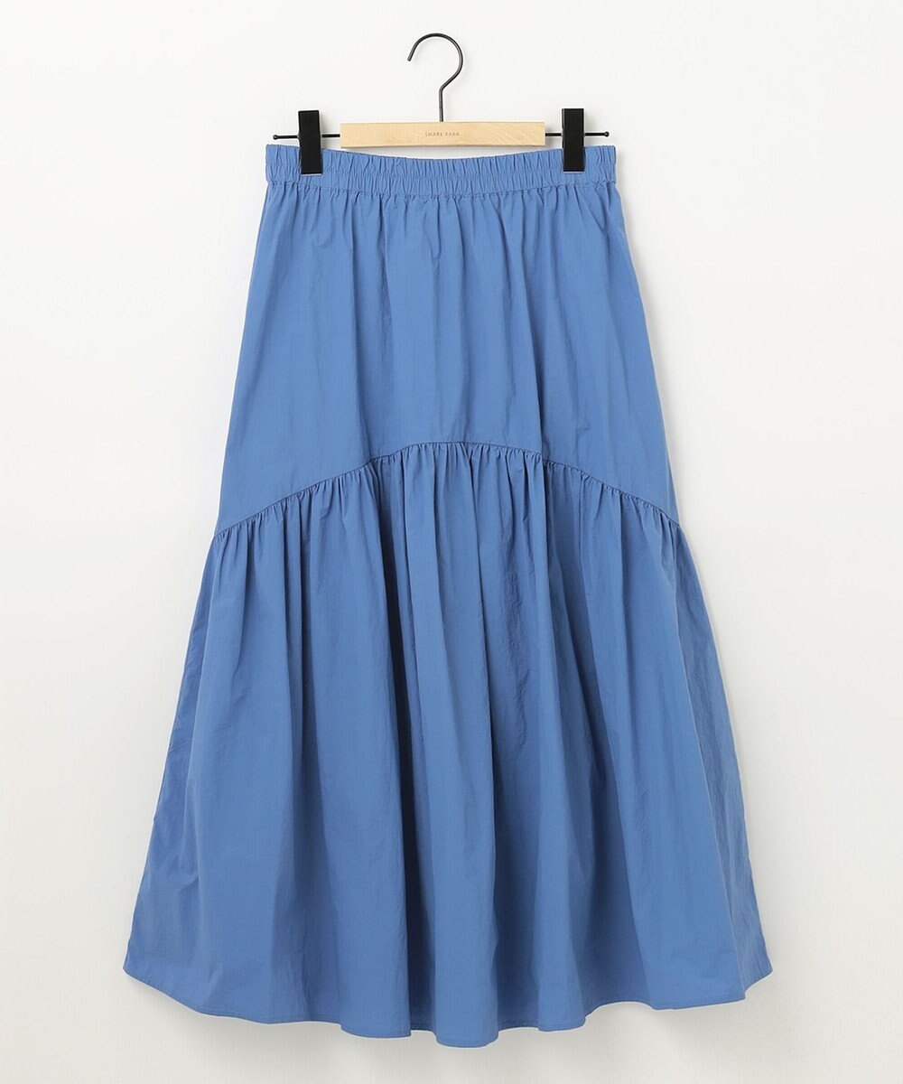 SHARE PARK LADIES ライトタフタギャザースカート 