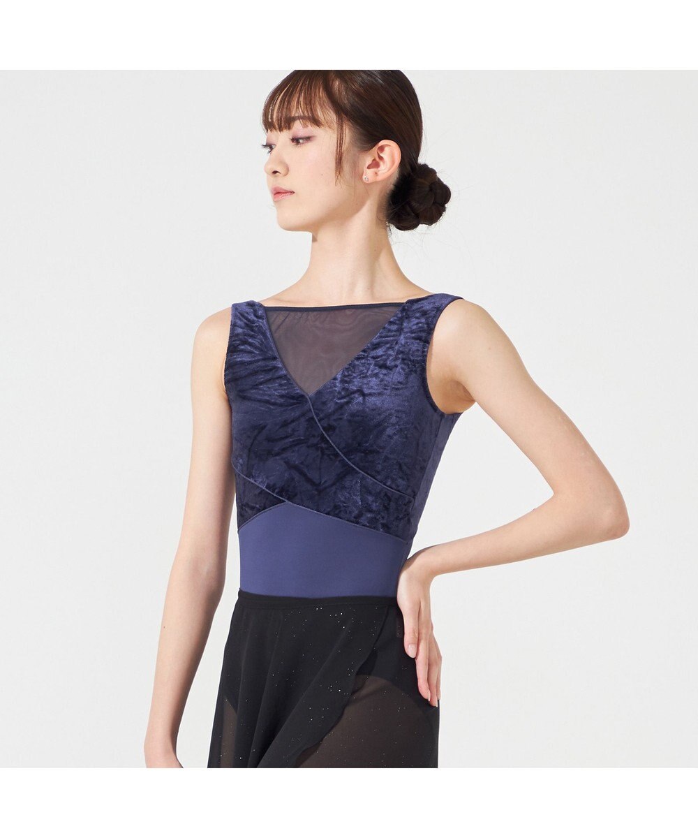 Chacott ◎【Nela ライン】ノースリーブレオタード 