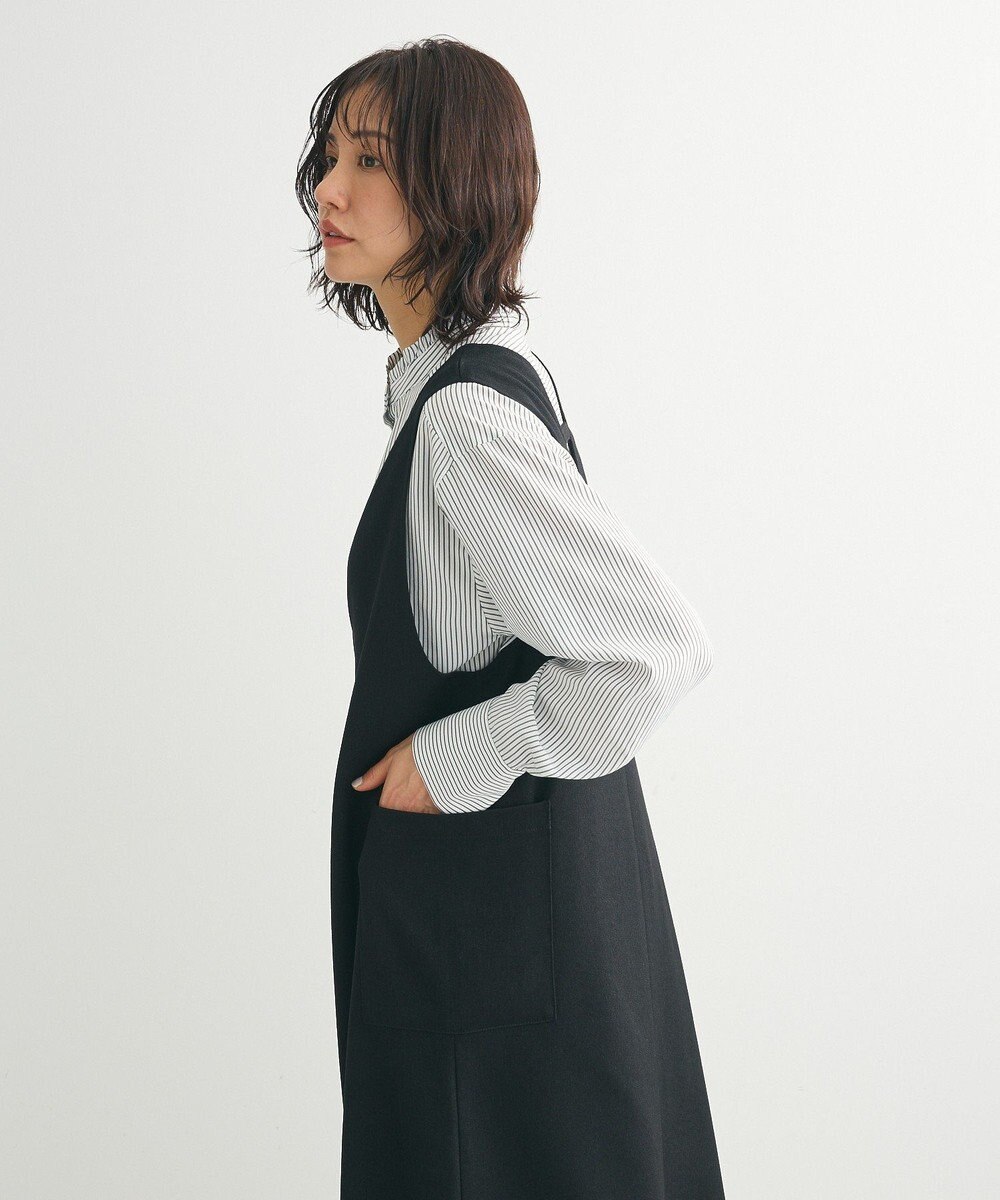 Green Parks フリルカラーシャツ 