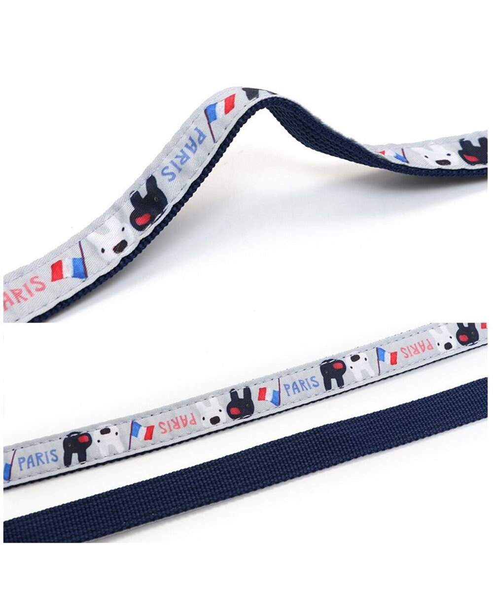PET PARADISE リサとガスパール リボン付きリード 《パリ柄》  ＳＳ~Ｓ 小型犬 