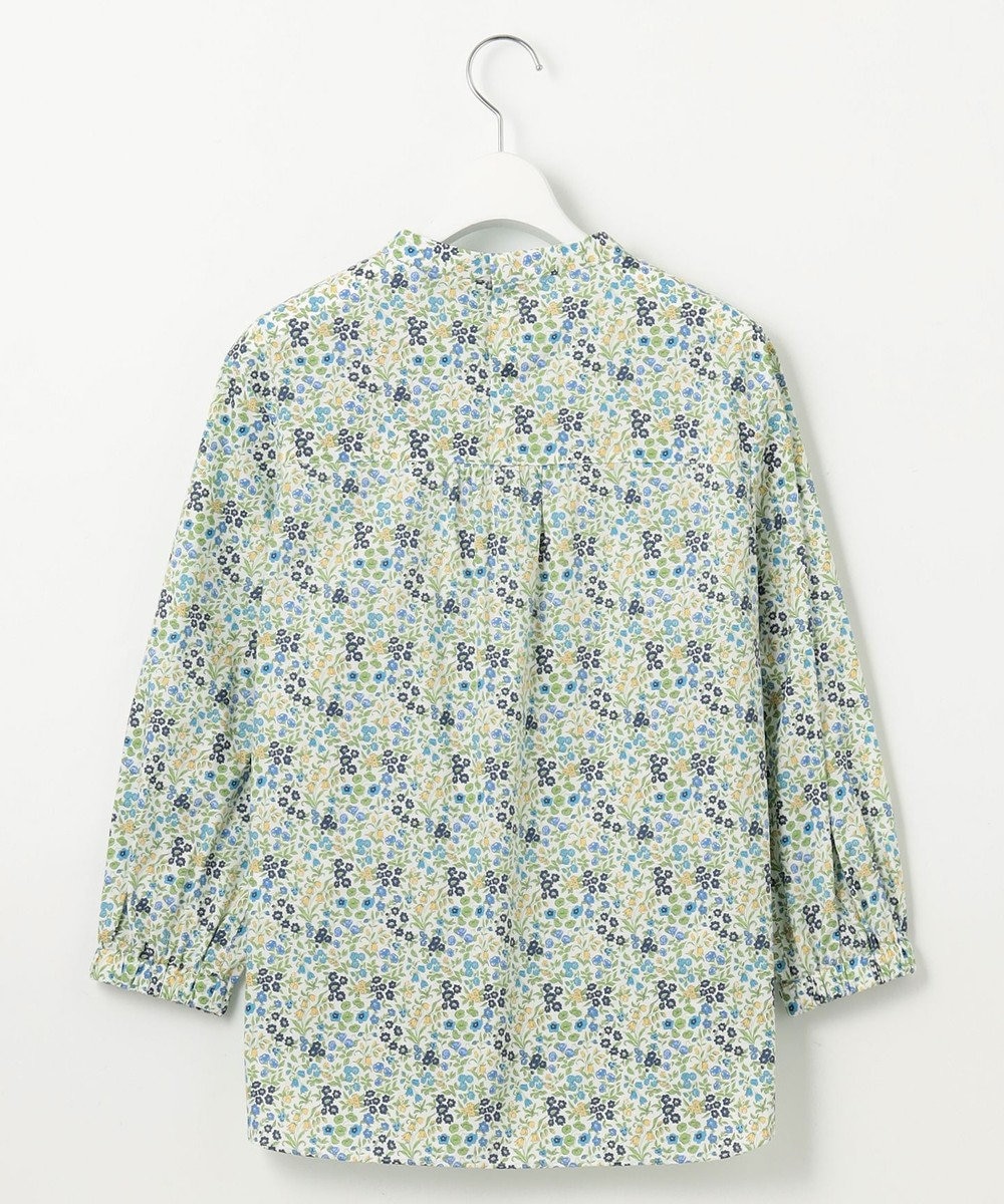 J.PRESS LADIES L 【洗える】Liberty Lilibet＆Hannah Rose スタンドカラー ブラウス 