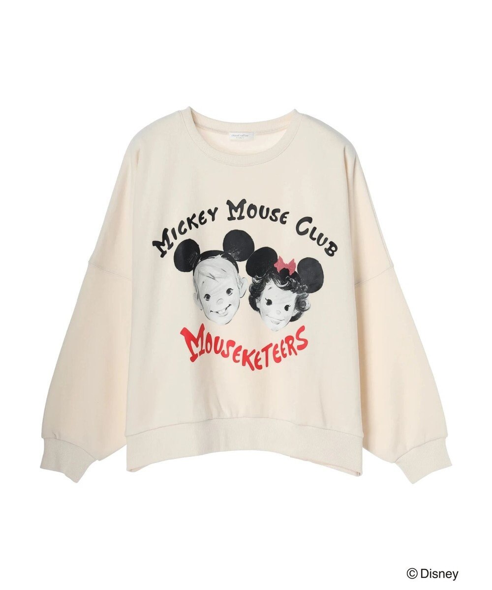 Green Parks ミッキーマウス・クラブ／フェイス裏起毛プルオーバー 
