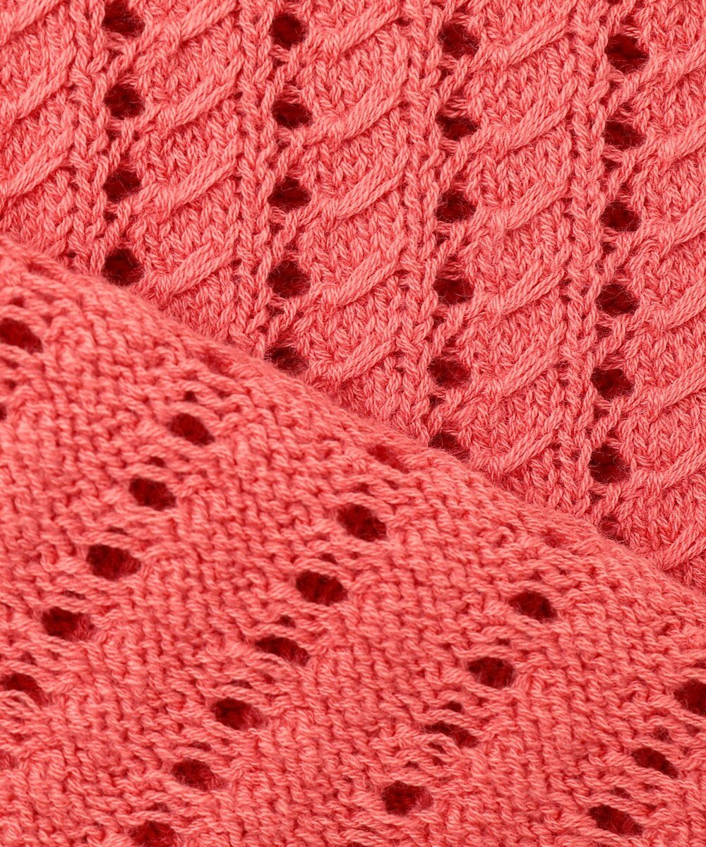 ANY L パターンメッシュニットベスト 