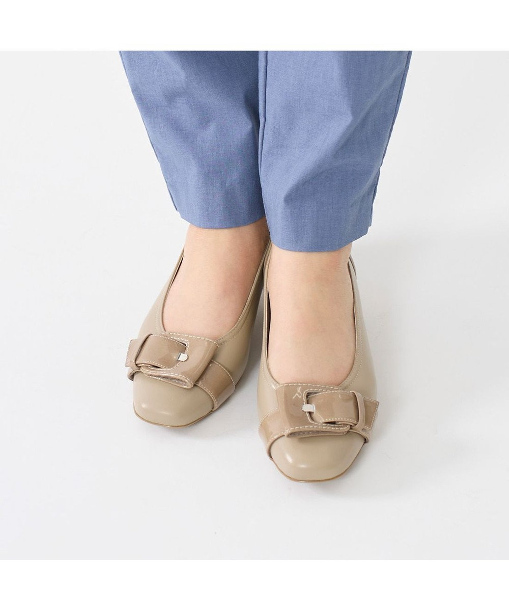 Riz raffinee <Riz raffinee>【3E】バックルモチーフパンプス 