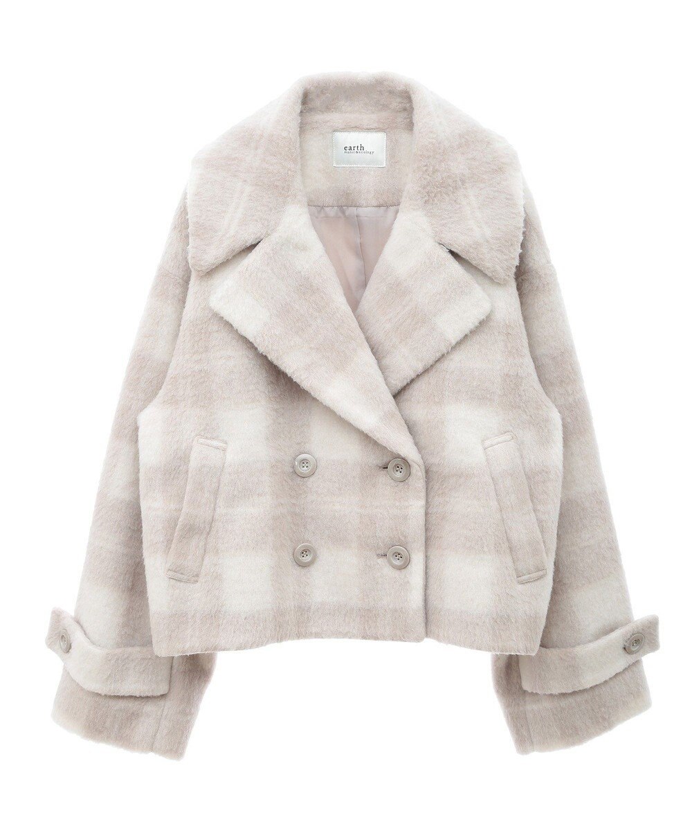 earth music&ecology シャギーショートコート 