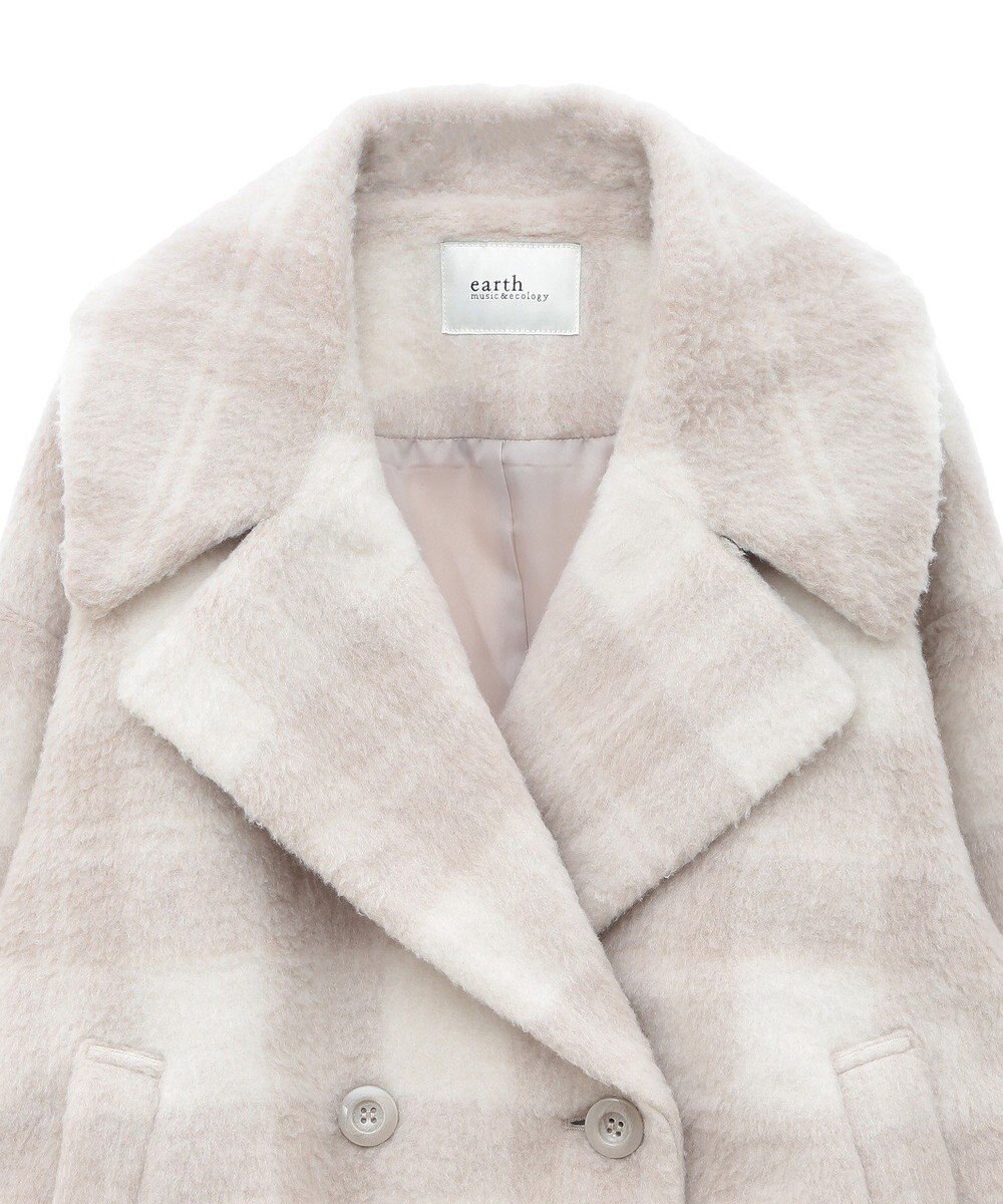 earth music&ecology シャギーショートコート 
