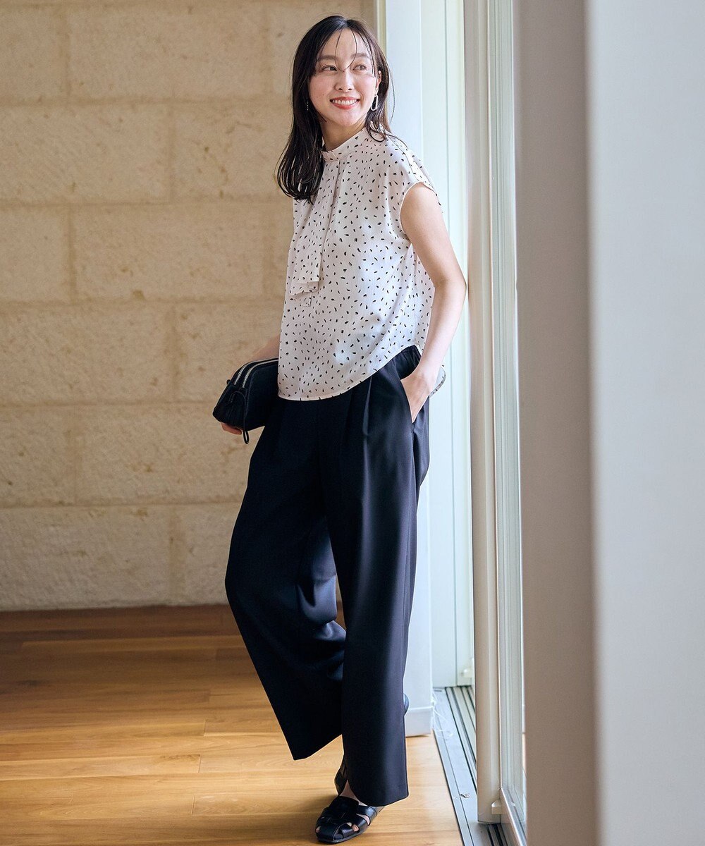 ANY ボウタイブラウス 