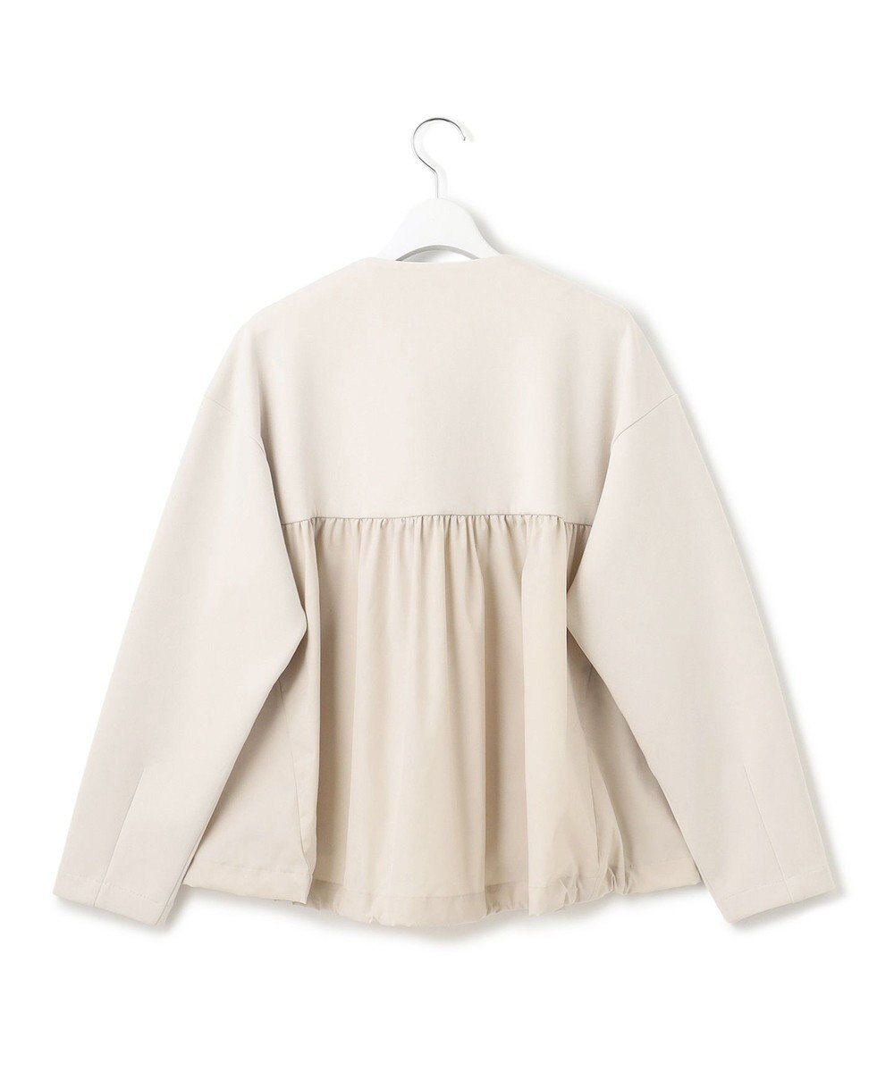 23区 【洗える】コットンエアー ギャザー ライトアウター 