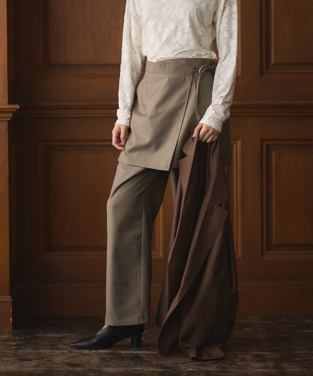 CRAFT STANDARD BOUTIQUE レイヤードデザインパンツ 