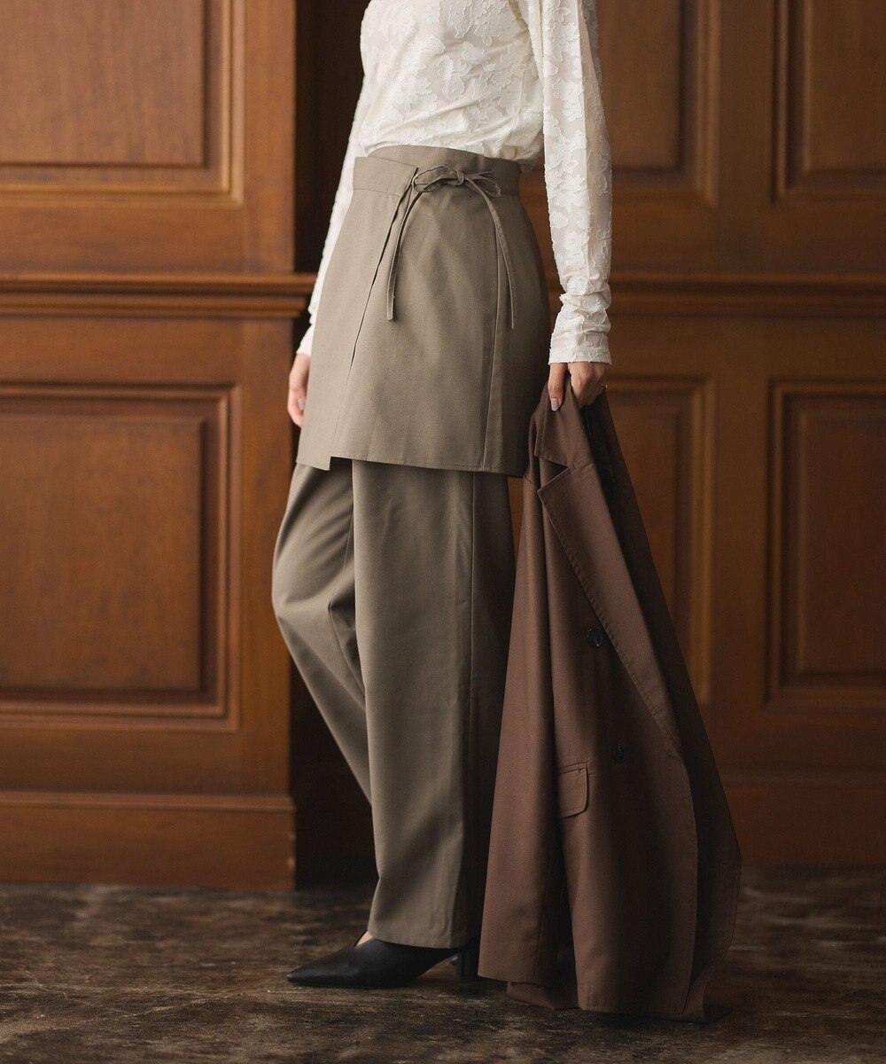 CRAFT STANDARD BOUTIQUE レイヤードデザインパンツ 