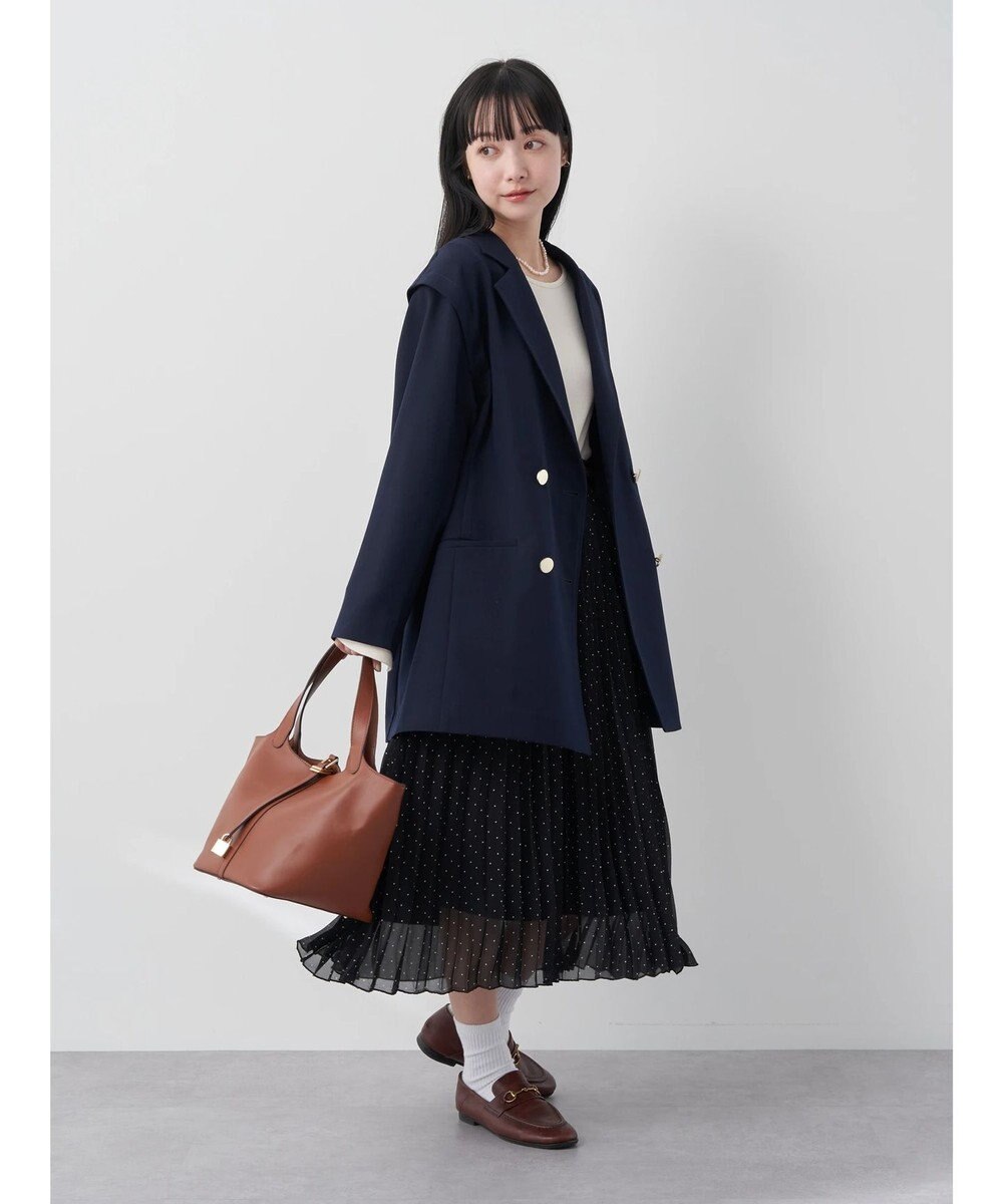 earth music&ecology すきな丈プリーツスカート 