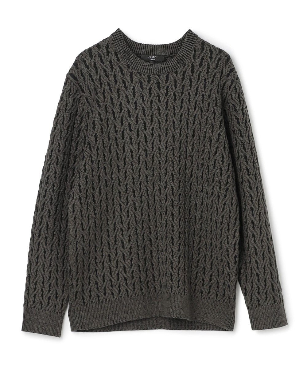 JOSEPH HOMME 【新柄】モロッカンクリスタル　クルーネックニット 