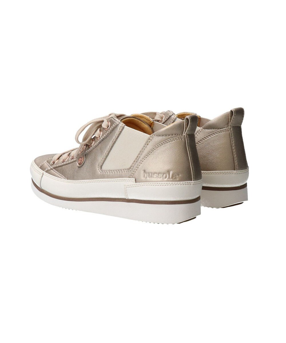 INTER-CHAUSSURES 【BUSSOLA】サイドゴアミドルカットスニーカー 