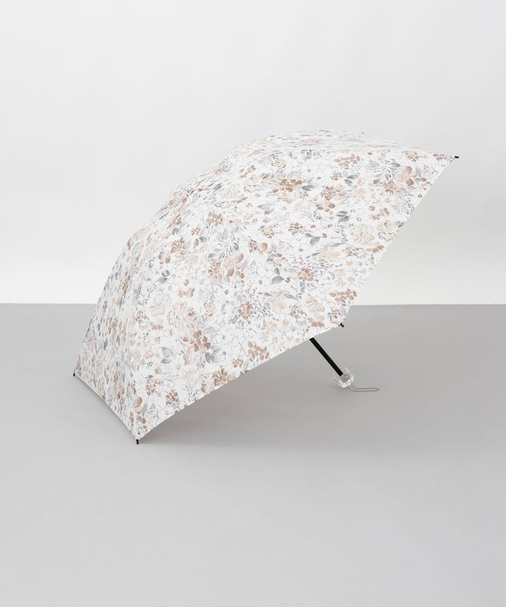 AURORA 【 JILL STUART（ジル スチュアート）】ヴィンテージフラワープリント雨傘（折りたたみ傘） 