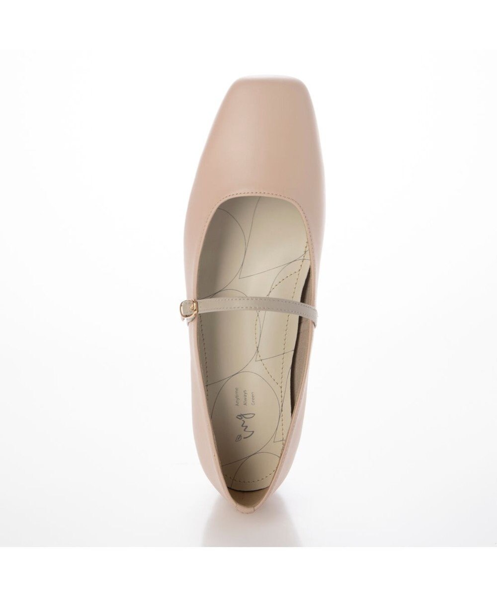 ing <ing>【サスティナブル】スクエアトゥメリージェーンパンプス 