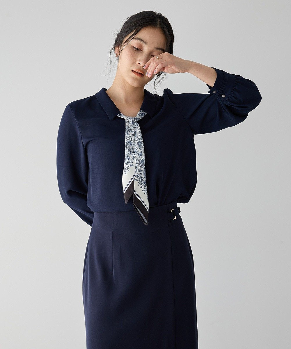 YECCA VECCA スカーフ付きブラウス 