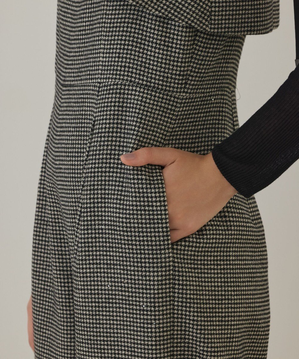 GRACE CONTINENTAL チドリツイードサロペット 