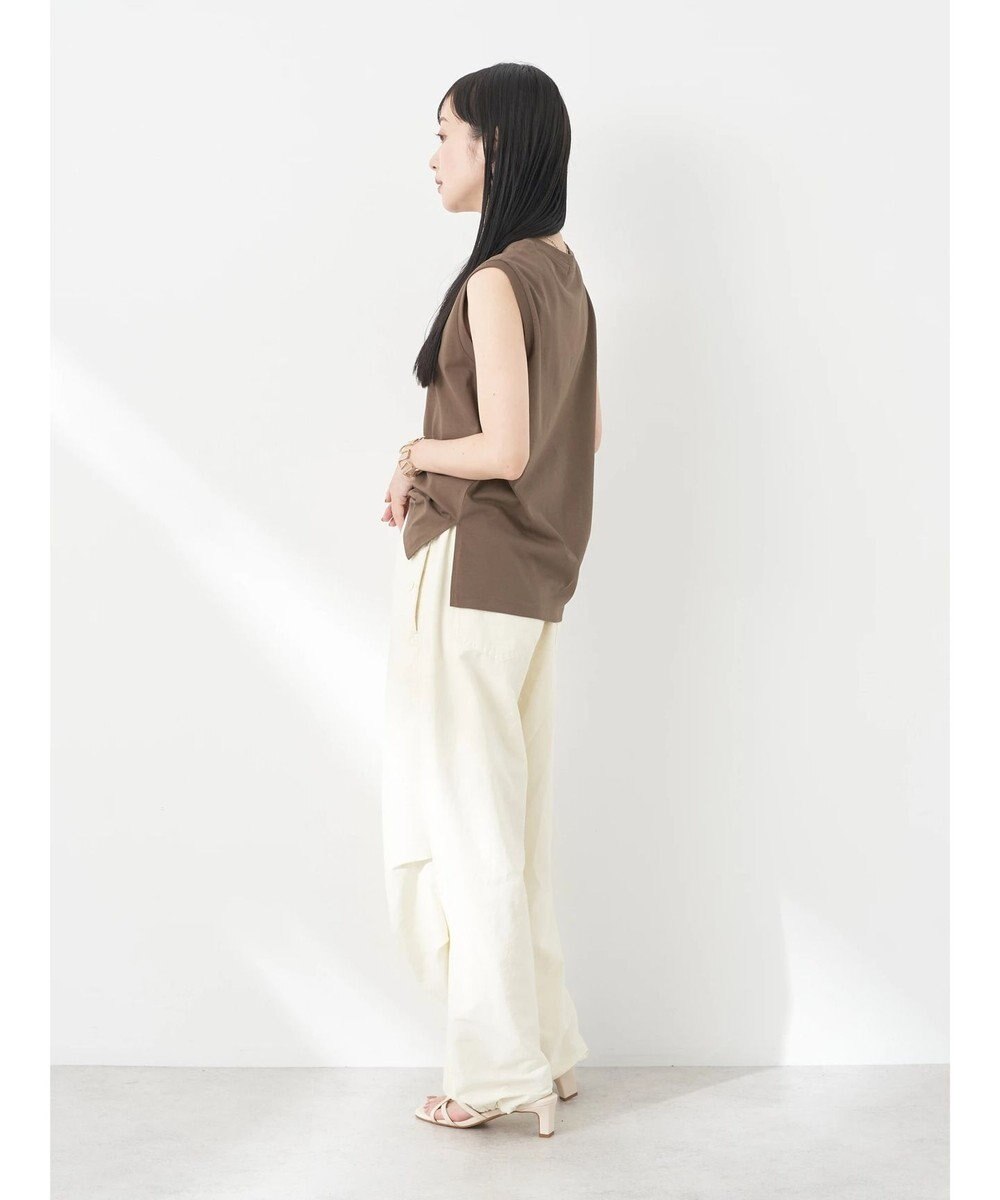 earth music&ecology ノースリーブカットソー（汗じみ防止） 