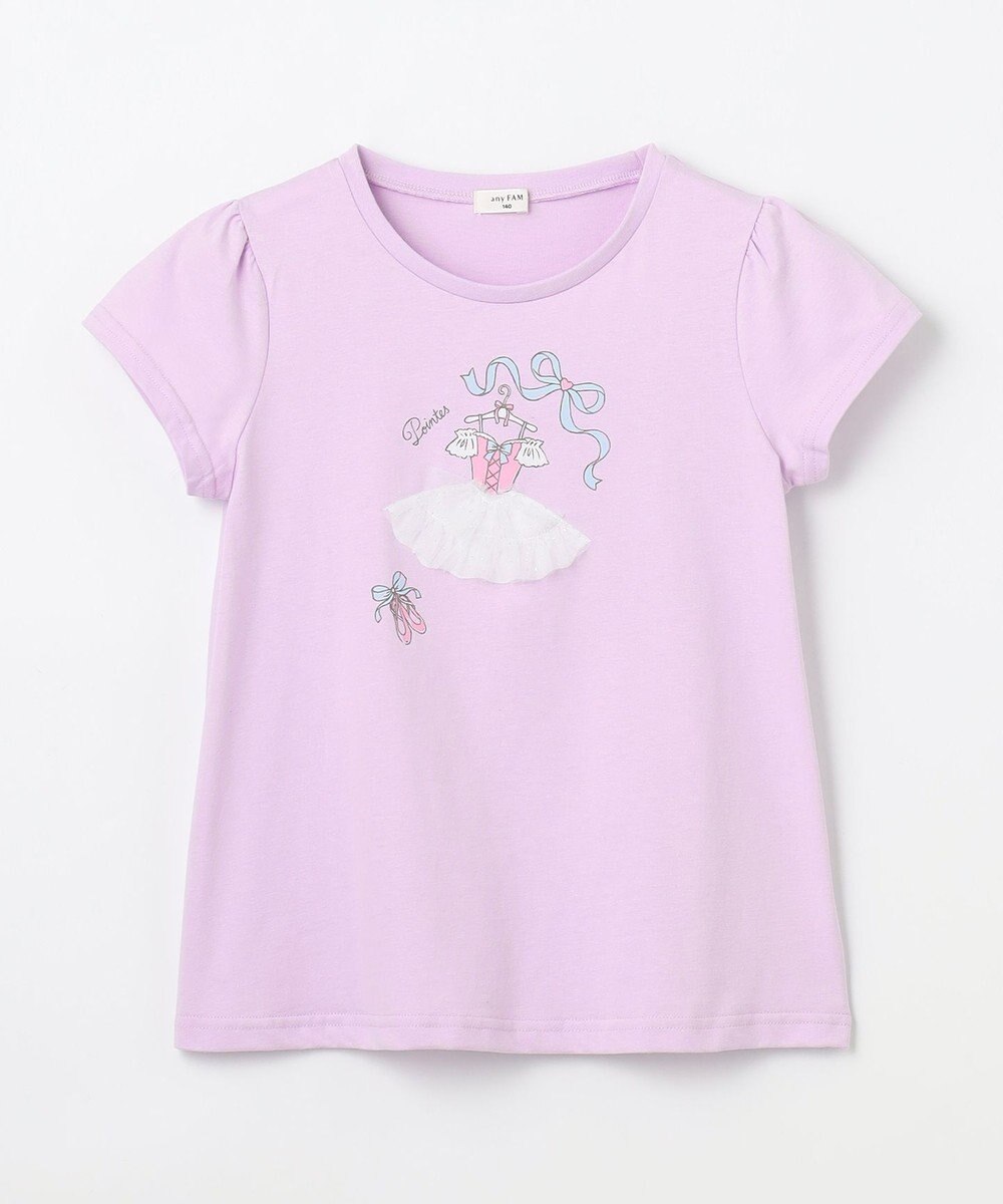 ANY KIDS ひんやりクール アップリケTシャツ 