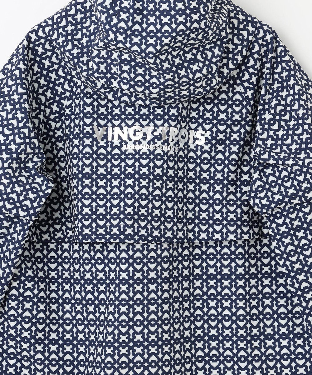 23区GOLF 【WOMEN】モノグラム ポケッタブルレインワンピース 