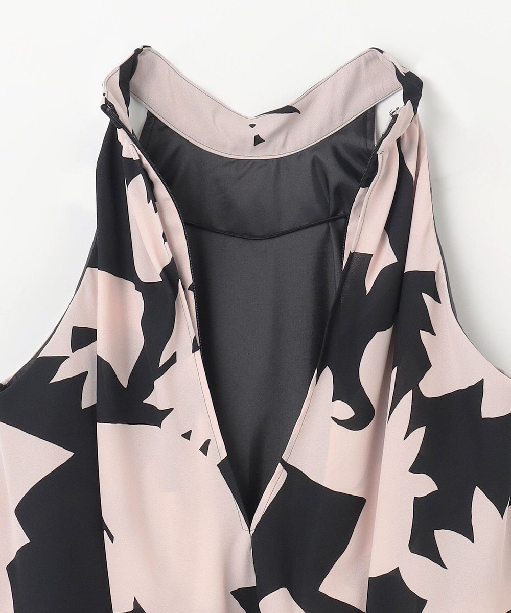 GRACE CONTINENTAL キカプリントホルタードレス 