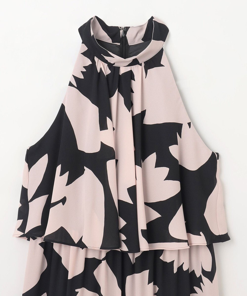 GRACE CONTINENTAL キカプリントホルタードレス 