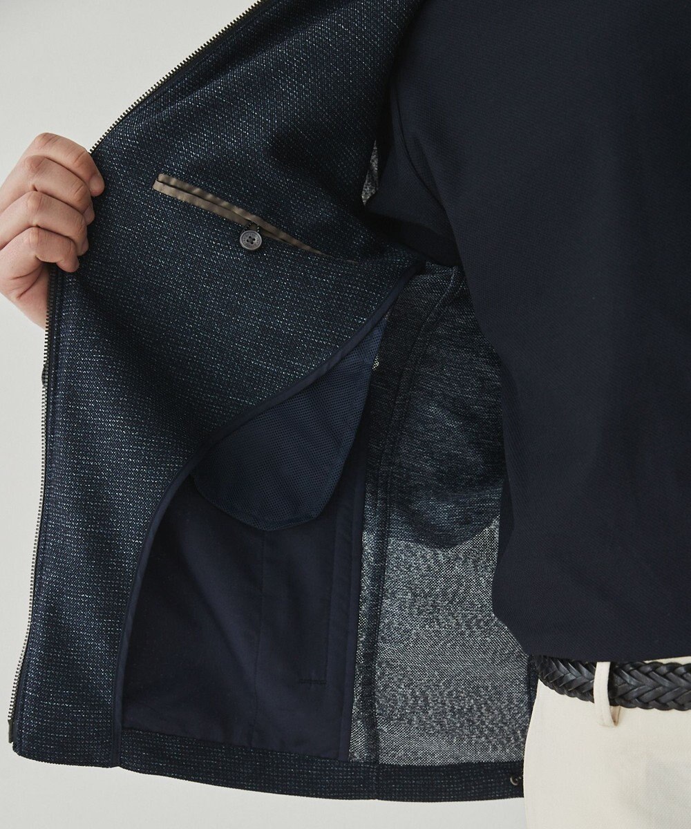 GOTAIRIKU 新素材【洗える/シワになりにくい/ストレッチ】カラミプリント MA-１ブルゾン 