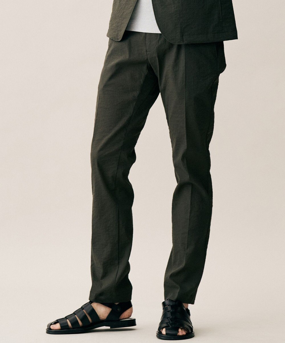 JOSEPH ABBOUD 【キングサイズ・ウエストも伸びる!・ストレッチ】 ハイパワーピケストレッチ パンツ 26SSモデル 