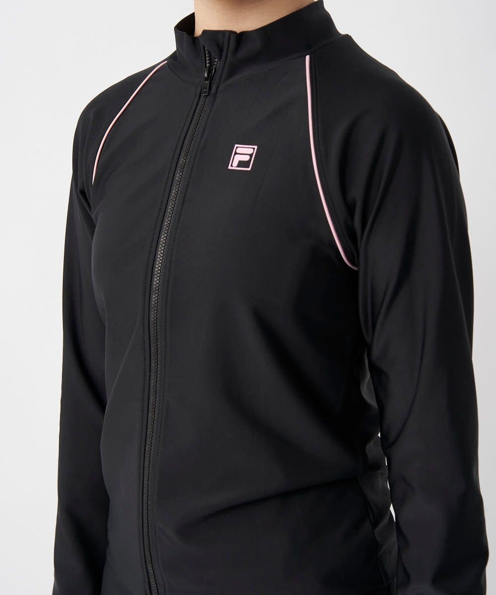OP／FILA 【FILA】スタンドカラー長袖フルジップラッシュガード 