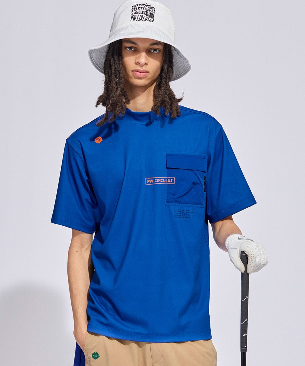 PW CIRCULUS 【MEN】ポケットモックネック ゴルフ 