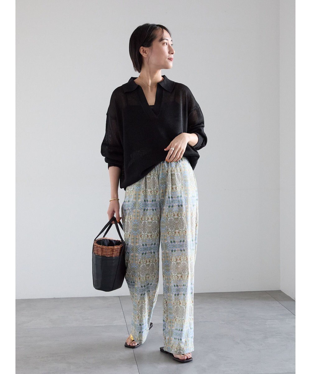 Te chichi メッシュスキッパーポロニット 