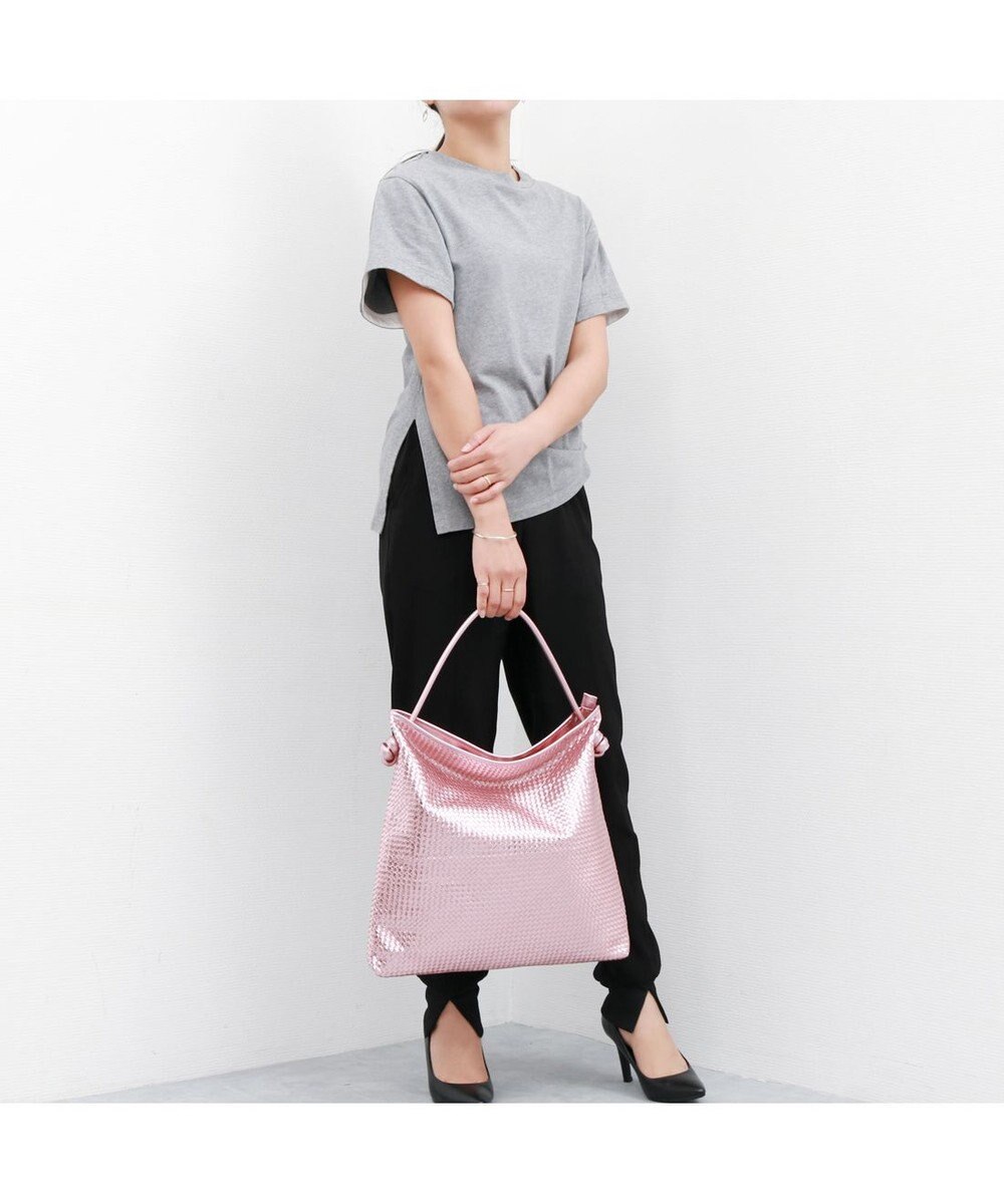 UNBILLION ペルケ perche / レザーメッシュ1本手結びトート 