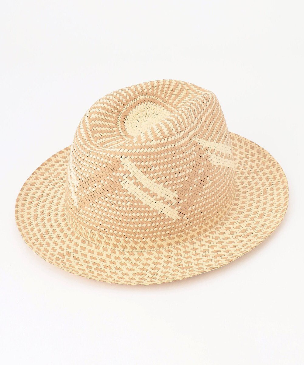 JOSEPH ABBOUD 【SUPERDUPER・イタリア製・ハンドクラフト】OPEN PAPER STRAW ハット 