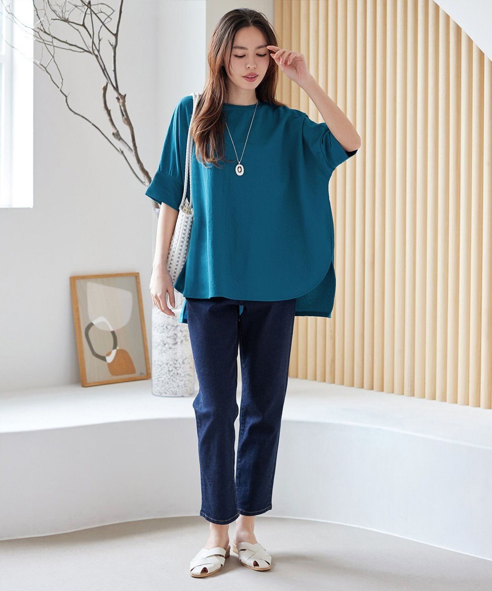 Tiaclasse 【接触冷感・洗える】イージーカットソードルマントップス 