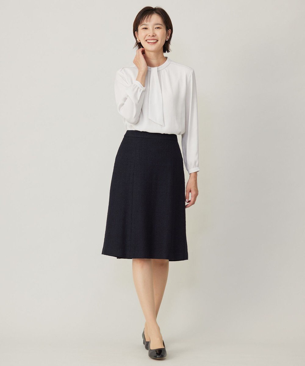 J.PRESS LADIES 【セットアップ対応】ファンシーツイード スカート 