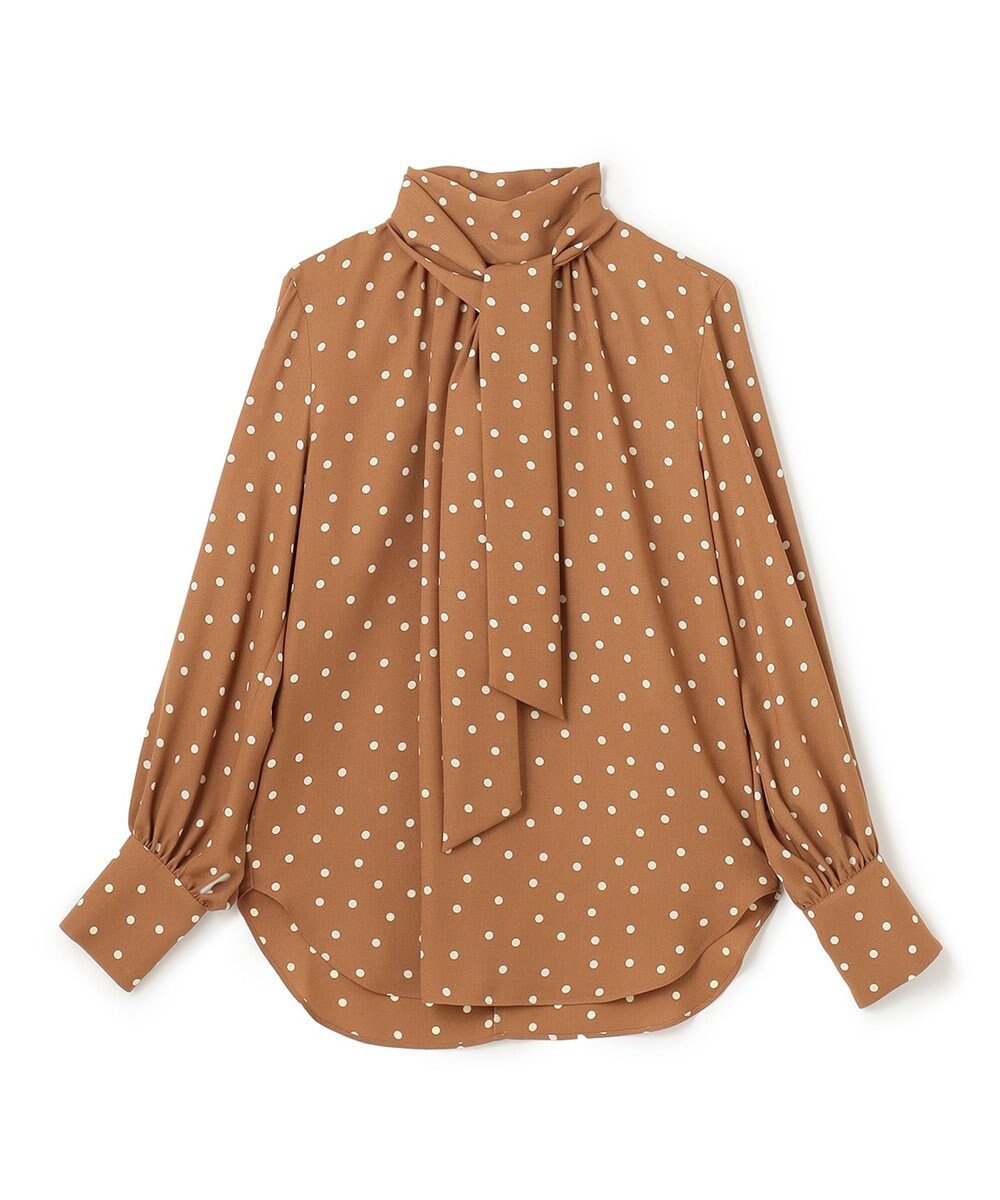 BEIGE， VIGNON / ドットブラウス 