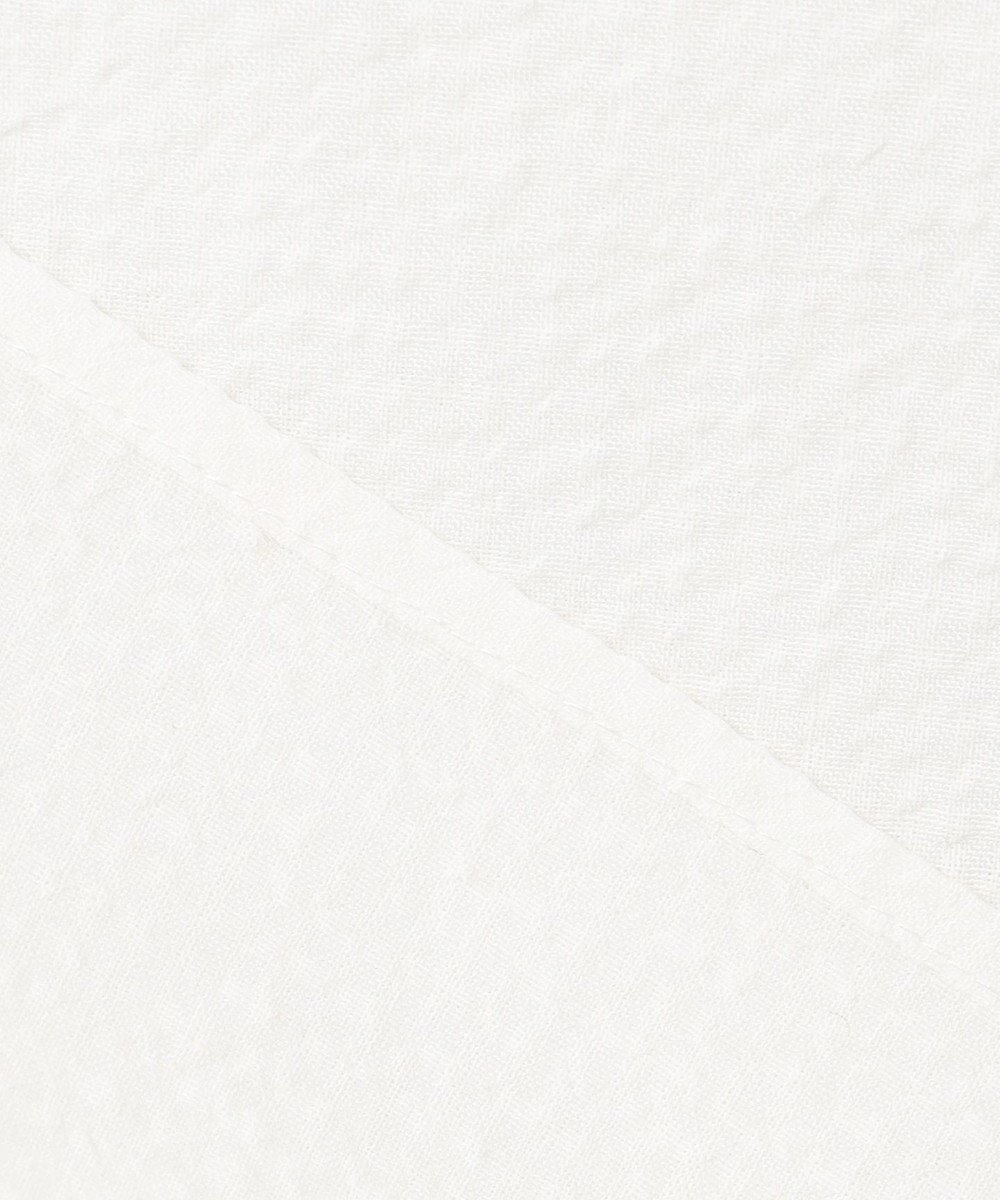 Feroux 【洗える】袖フリルブラウス 