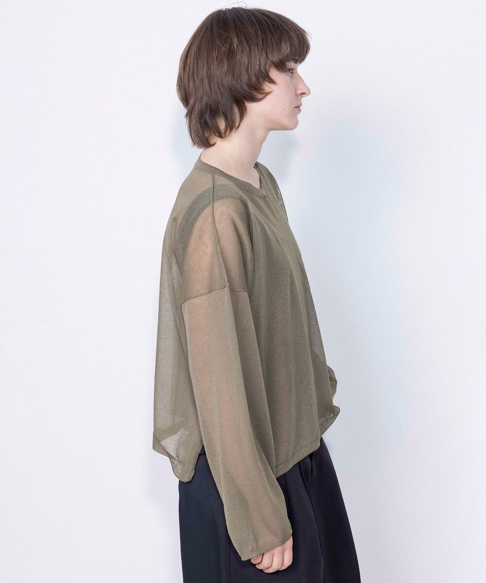 NAVE 【ReNAVE・洗える】シアーニット ロングスリーブ 