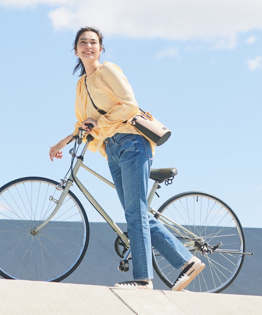 #Newans 2WAYシアーボレロブラウス 