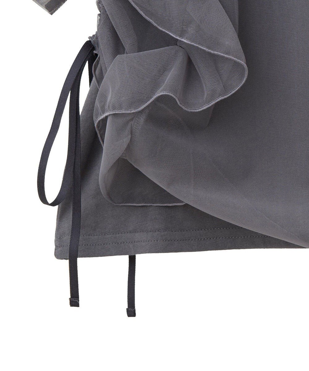 AMERICAN HOLIC チュールレイヤードドロストトップス 