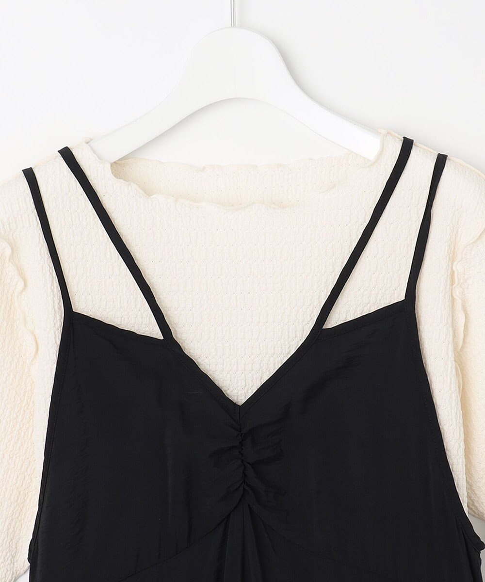 Feroux 【セットアイテム】シュリンクインナー × キャミワンピース 