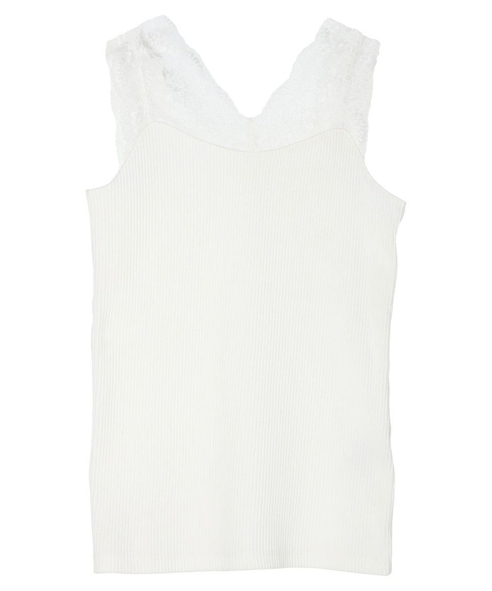 Green Parks レースタンクトップ 