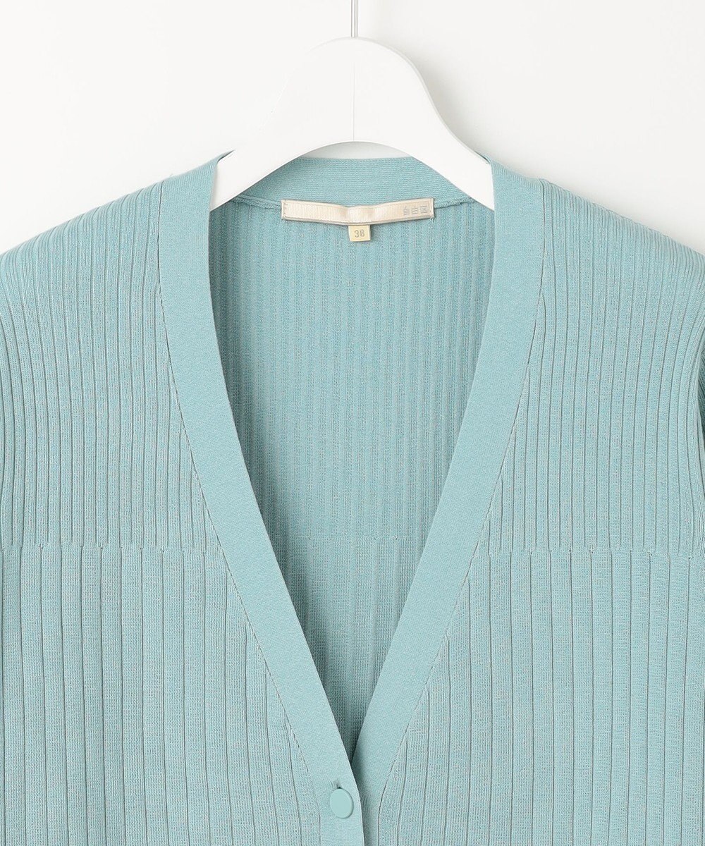 自由区 【洗える・XSサイズあり】ハイツイストコットンアセテート カーディガン 