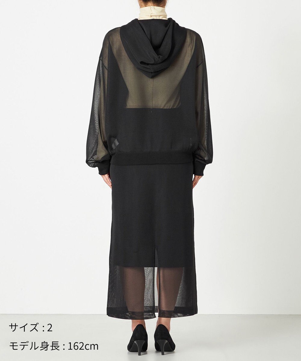 NAVE 【Nave・洗える】シアーニット パーカー 