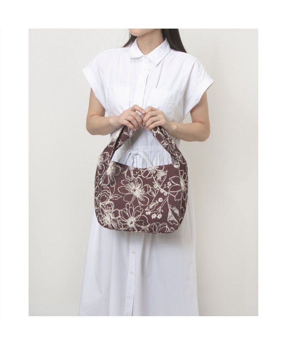 UNBILLION カシュカシュ cache cache / フラワー＆アニマル柄ワンハンドルバッグ 