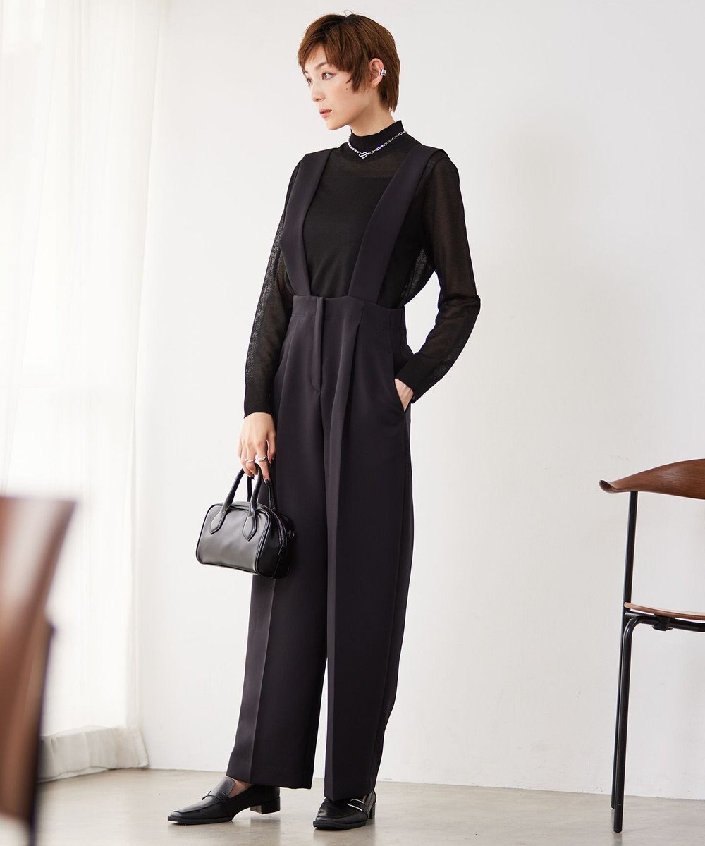 ICB 【洗える】ヴィスコースシアー ハイネックプルオーバー 