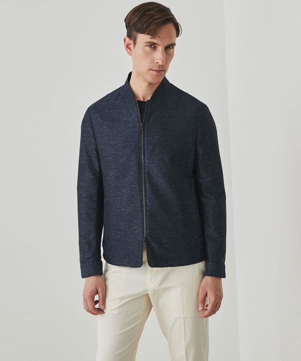 GOTAIRIKU 新素材【洗える/シワになりにくい/ストレッチ】カラミプリント MA-１ブルゾン 