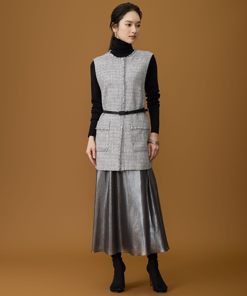 自由区 L 【SHIHOさん着用】ウールシルクミックスインナー ニット 