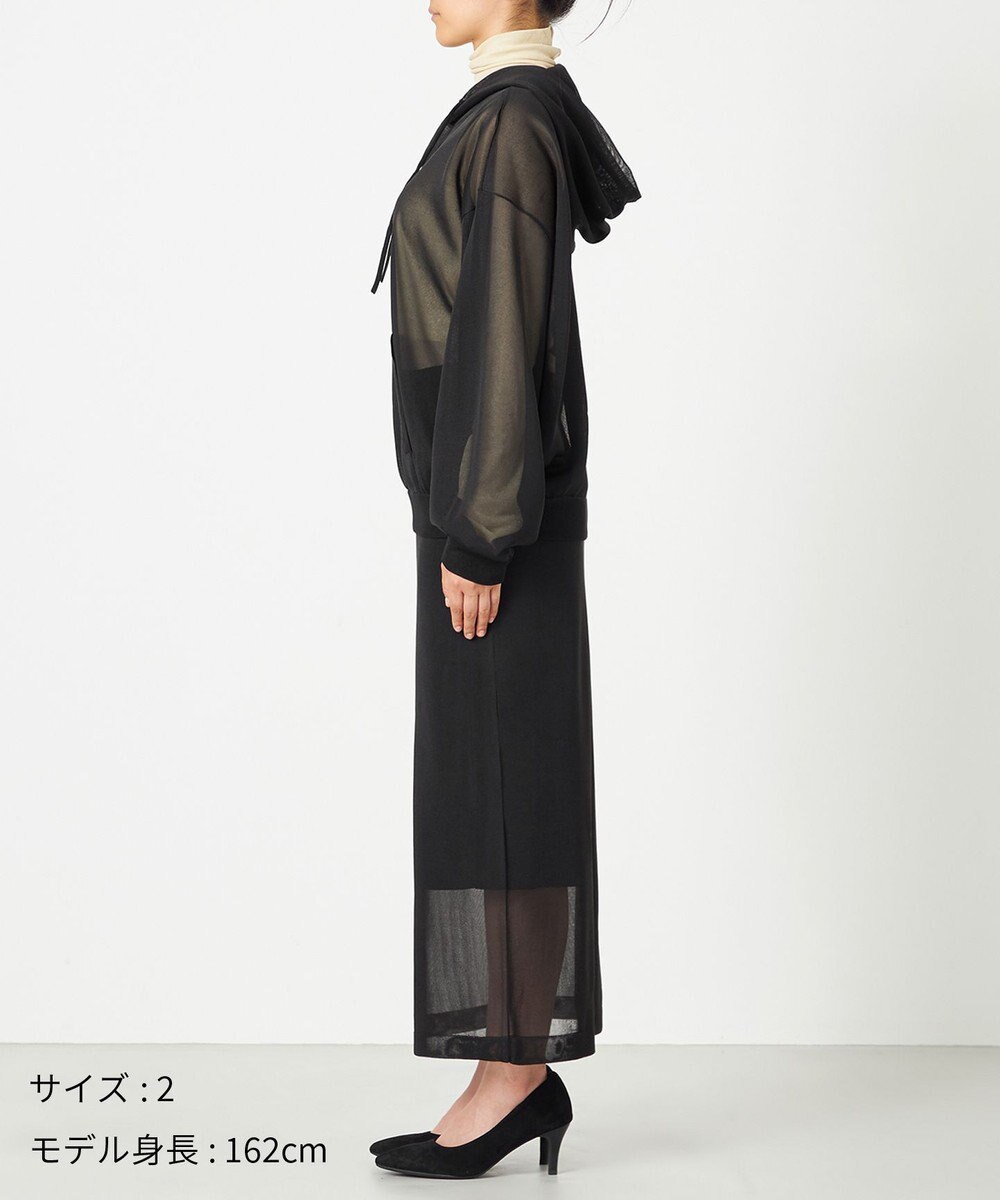 NAVE 【Nave・洗える】シアーニット パーカー 