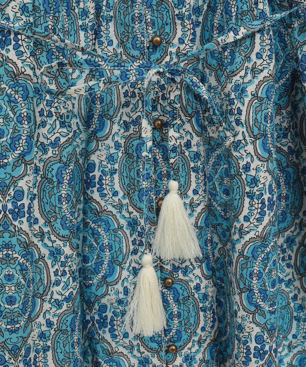 CRAFT STANDARD BOUTIQUE インド綿アラベスク柄ワンピース 